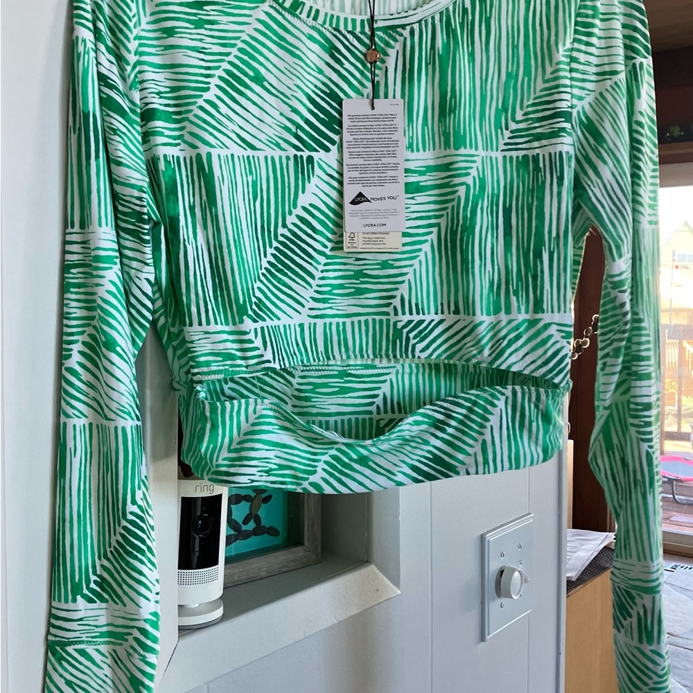 NWT Calia Long Sleeve Swim Top (M)